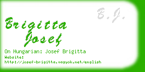 brigitta josef business card